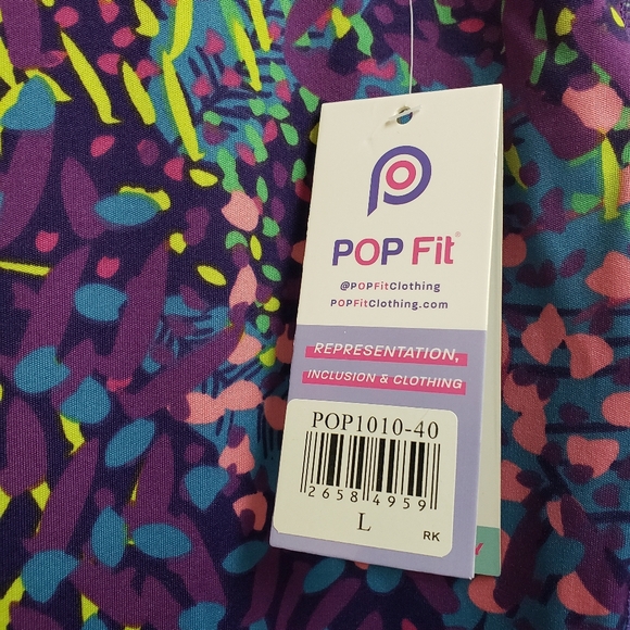 NWT Popfit leggings- size L - Picture 2 of 4